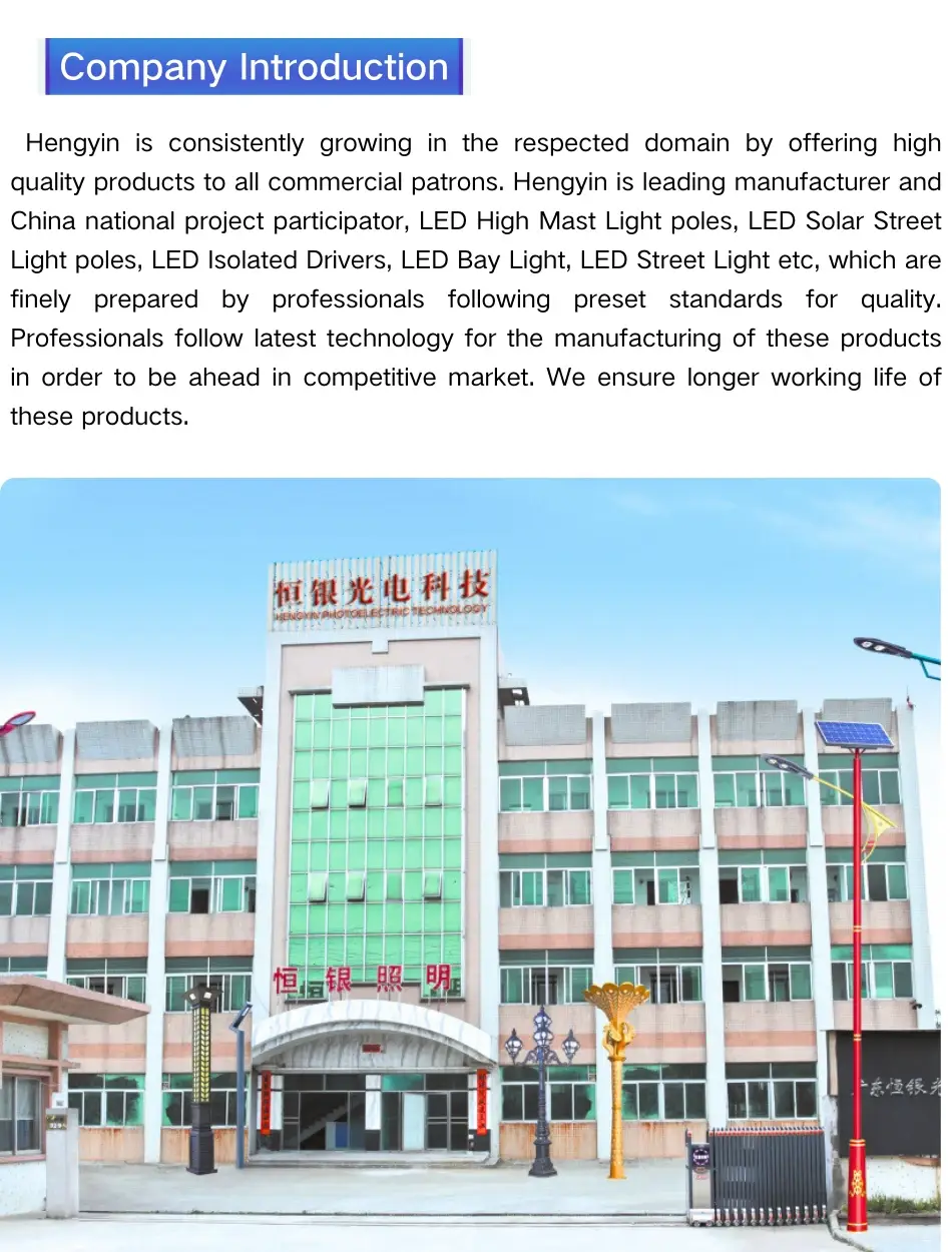 LED high mast — 8