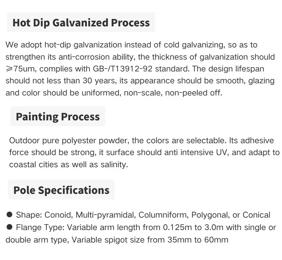 Hot-Dip Galvanized Light Pole — 4