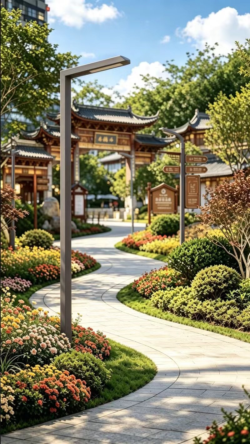 8m Residential Community Solar Street Light